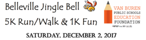 Van Buren Education Foundation Jingle Bell Run, Saturday, December 2.