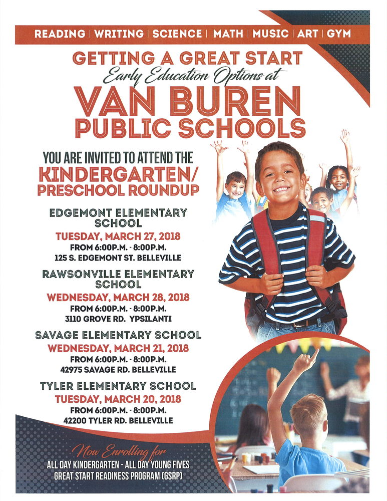 Kindergarten/Preschool Roundup