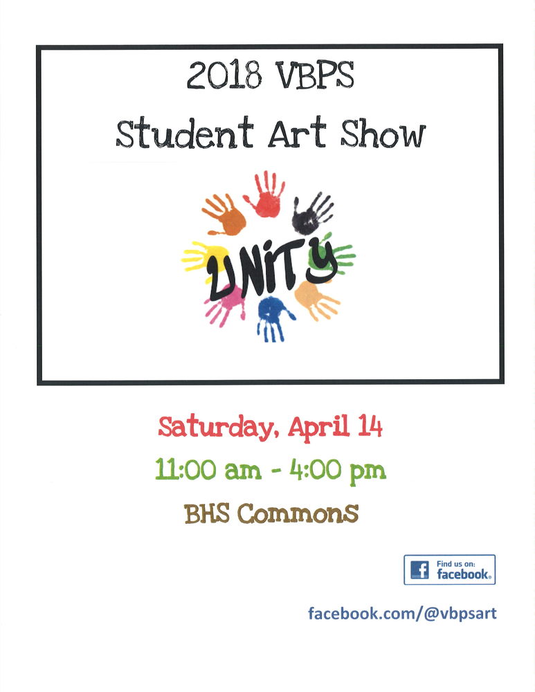 2018 VBPS Student Art Show