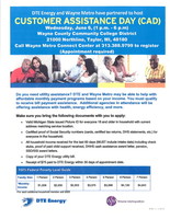 DTE and Wayne Metro Offering Utility Assistance