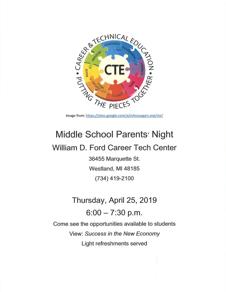 Middle School Parents' Night | Van Buren Public Schools