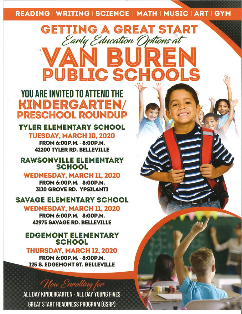 March is Kindergarten/Preschool Roundup