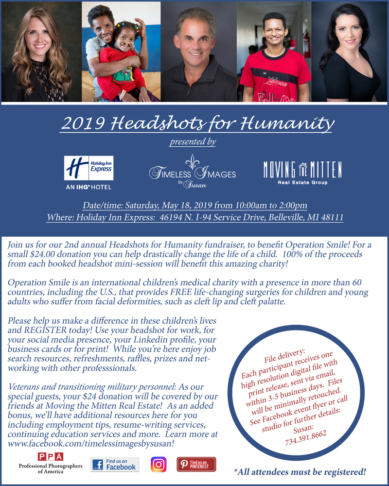 Head Shots for Humanity - Operation Smile