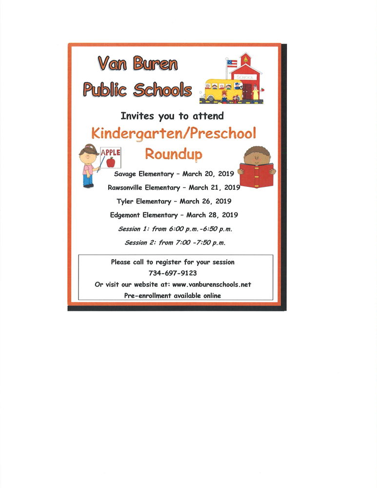 VBPS - KIndergarten/PreSchool Roundup