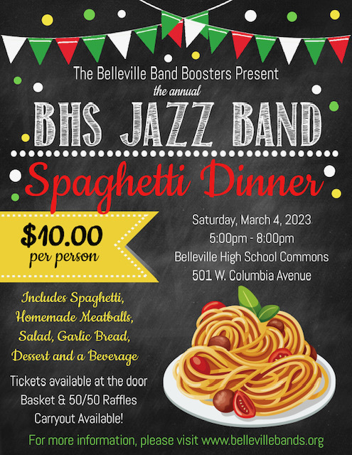BHS Jazz Band Spaghetti Dinner
