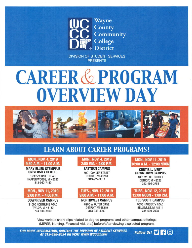 WCCCD Career & Program Overview Day Van Buren Public Schools