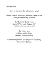 Happy Days Summer Camp