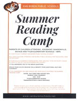 2019 Summer Reading Camp