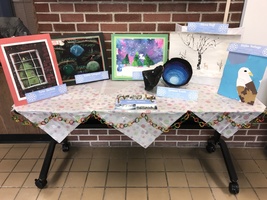 Winter Art Work at Administration Building