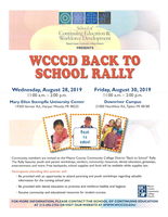 WCCCD Back to School Rally