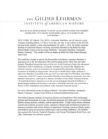 Alexander Hamilton Exhibit